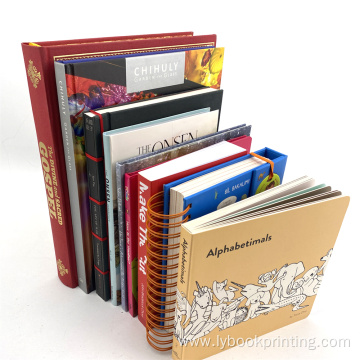 hardcover printing books wholesale customized art casebound